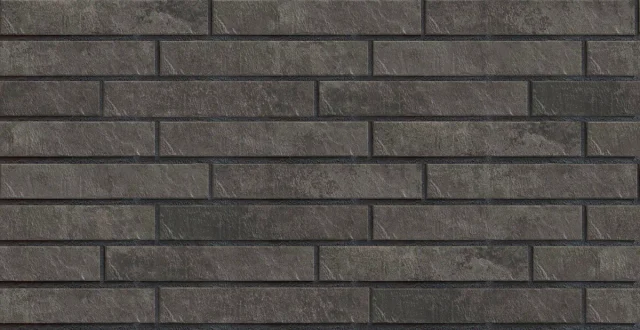 Клинкерная плитка Клинкер «Парадиж» ригель 400×65мм Carrizo Basalt для фасада под кирпич