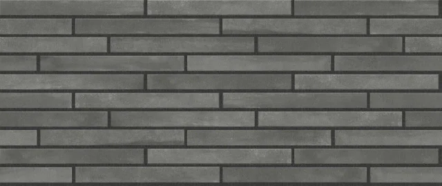 Клинкерная плитка Ригельная плитка «Рондини» 450×48мм ARENOSA Dark Grey для фасада под кирпич