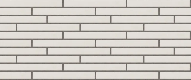 Клинкерная плитка Ригельная плитка «Рондини» 450×48мм ARENOSA White для фасада под кирпич
