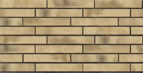 Клинкерная плитка Клинкер «Парадиж» ригель 400×65мм Eremite Sand для фасада под кирпич