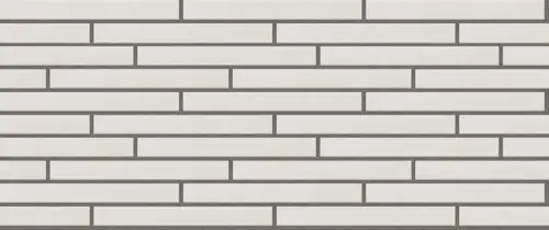 Клинкерная плитка Ригельная плитка «Рондини» 450×48мм ARENOSA White для фасада под кирпич
