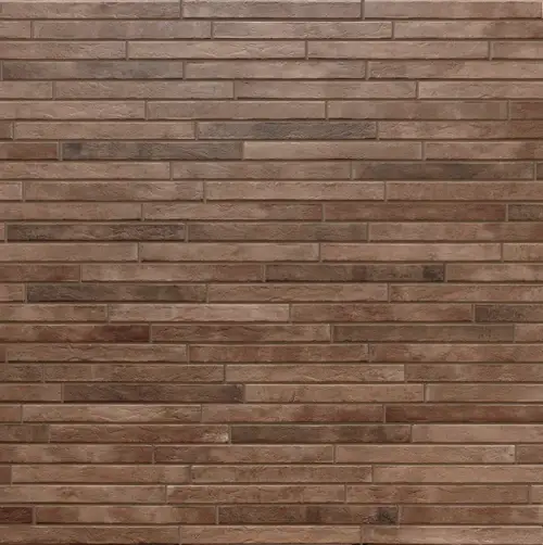 Клинкерная плитка Ригельная плитка «Рондини» 450×48мм NOLITA Brown для фасада под кирпич