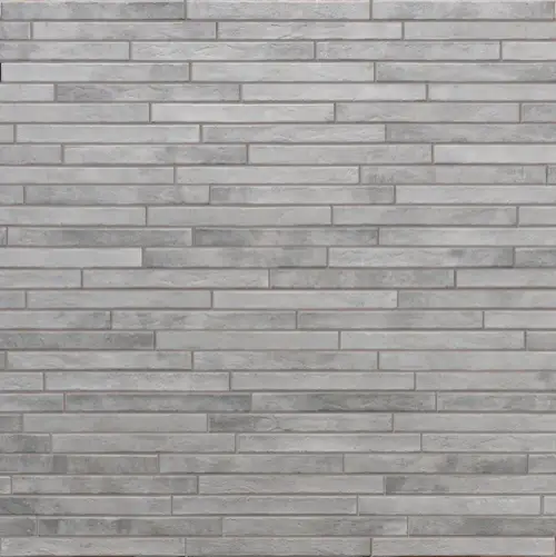 Клинкерная плитка Ригельная плитка «Рондини» 450×48мм NOLITA Silver для фасада под кирпич
